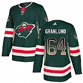 Wild 64 Mikael Granlund Green Drift Fashion Adidas Jersey,baseball caps,new era cap wholesale,wholesale hats